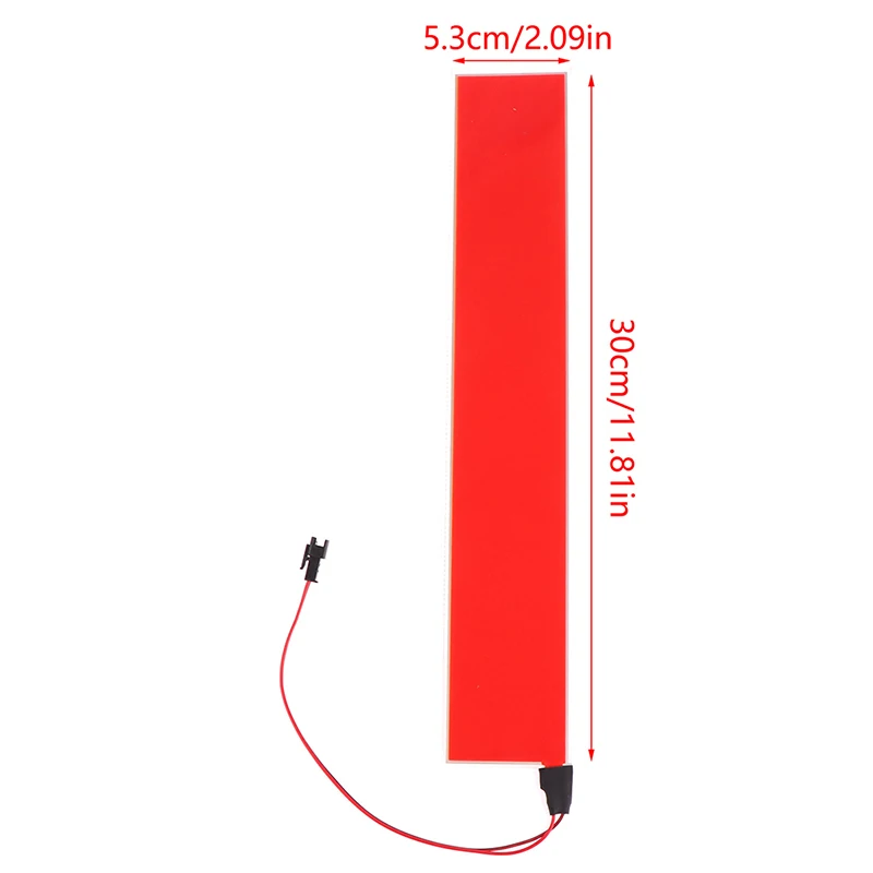 Panneau lumineux EL Flexible, bande de rétro-éclairage électroluminescente, pour maison, voiture, fête, 30.3x5.3cm