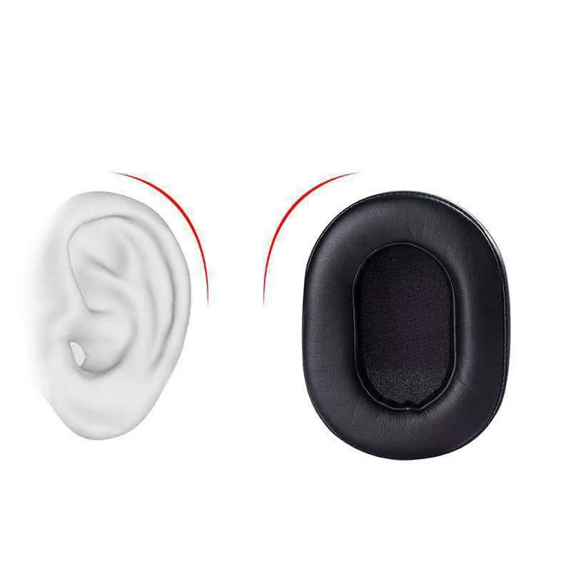 Almohadillas de cuero de tacto suave para auriculares, almohadillas de espuma para Audio Technica, ATH-MSR7, M50X, M40X, SX1, novedad