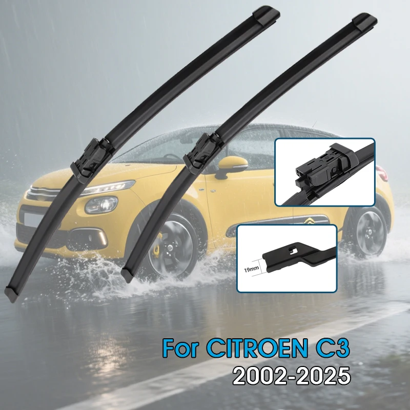 

Car Wiper Blades For CITROEN Pluriel hatch Picasso Aircross 2002-2025 Windshield Windscreen Front Window Blades Car Accessories