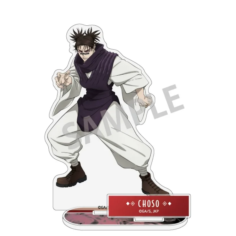 15cm Anime Jujutsu Kaisen Acryl-Ständer, Gojo Satoru, Osterdekoration für Schreibtisch, Regal und Raumdekoration, Schlüsselanhänger – Detail 5