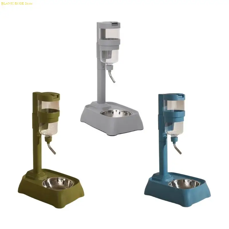 

K1AE Easy to Clean Adjustable Pet Water Dispenser and Feeding Bowl Height Adjustable