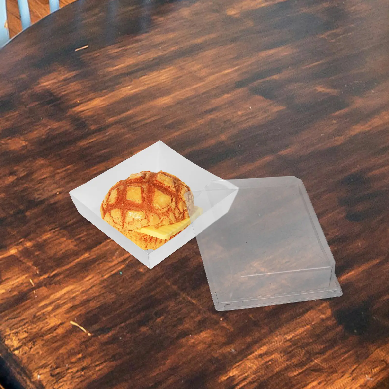 50Pcs Small Cake Boxes with Tight Seal Freshness Preserving Food Packaging Box for Bakery Desserts Cupcakes Pastries Party