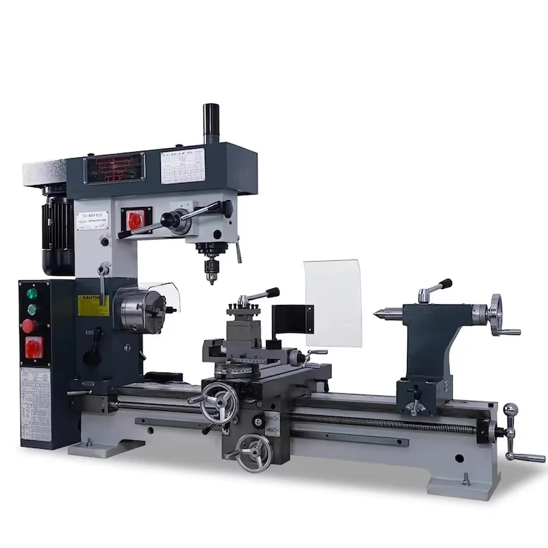 customized WBP800 Combo Lathe Machine 800 Mm Center Distance Hobby User Metalworking Woodworking CNC Machine Tool