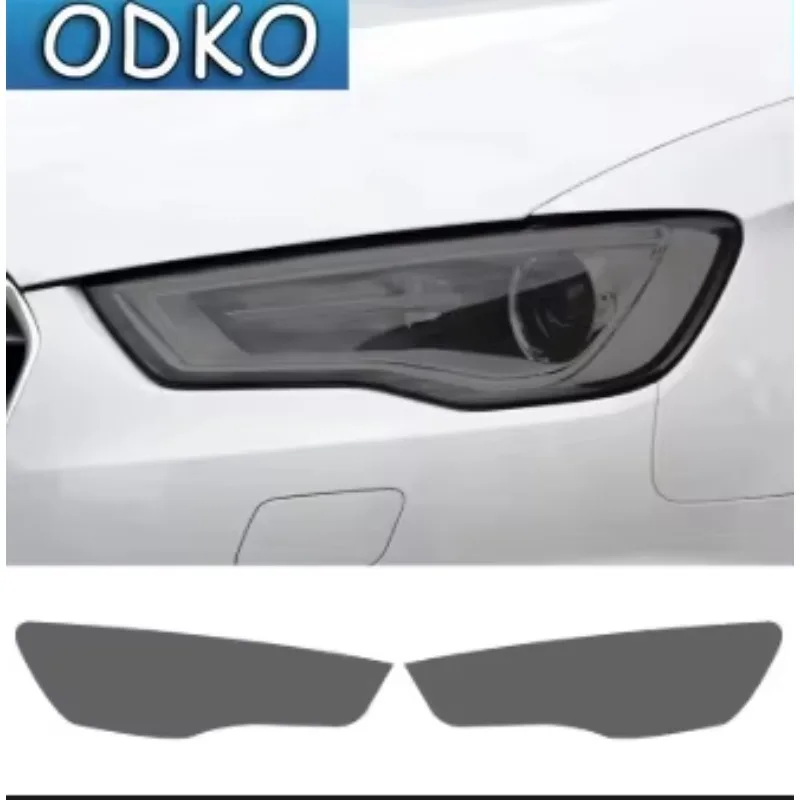 Für Audi A3 8V S3 RS3 8Y 2021 2022 S Line Sportback 2014-On Auto-Scheinwerferschutzfolie Transparente Rauchschwarze TPU-Aufkleber