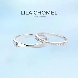 Lover PT950 Platinum Men Wedding Bands Women Couple Ring 0.64Carat Moissanite Diamond Valentine's Day Unisex Rings Birthday Gift