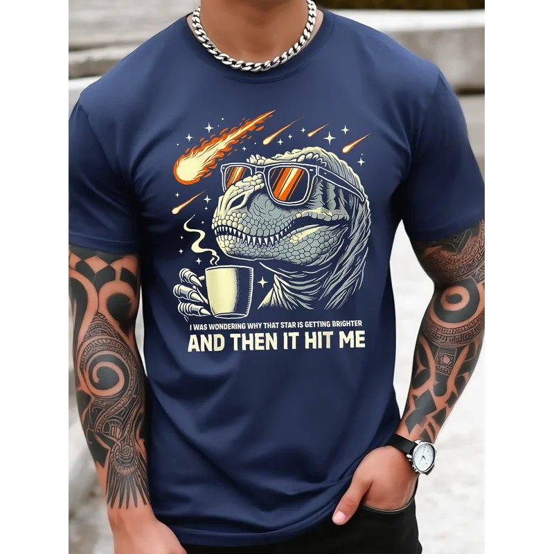 Men's T-shirt, New Men's Summer Short-sleeve 