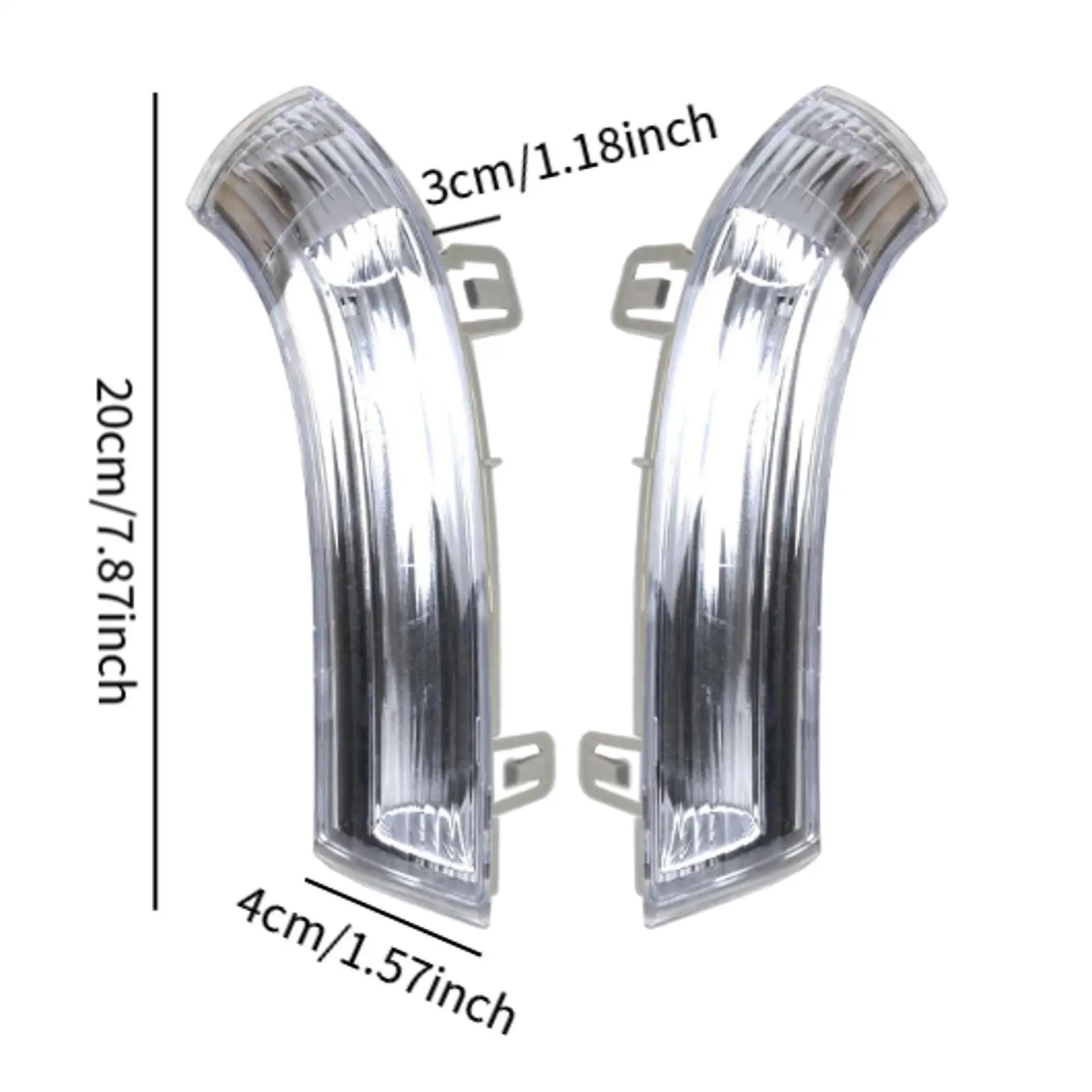 

Vehicle Side Mirror Turn Signal Light LED Indicator Lamp Assembly Clear Lens Left Right 1K0 949 101 102