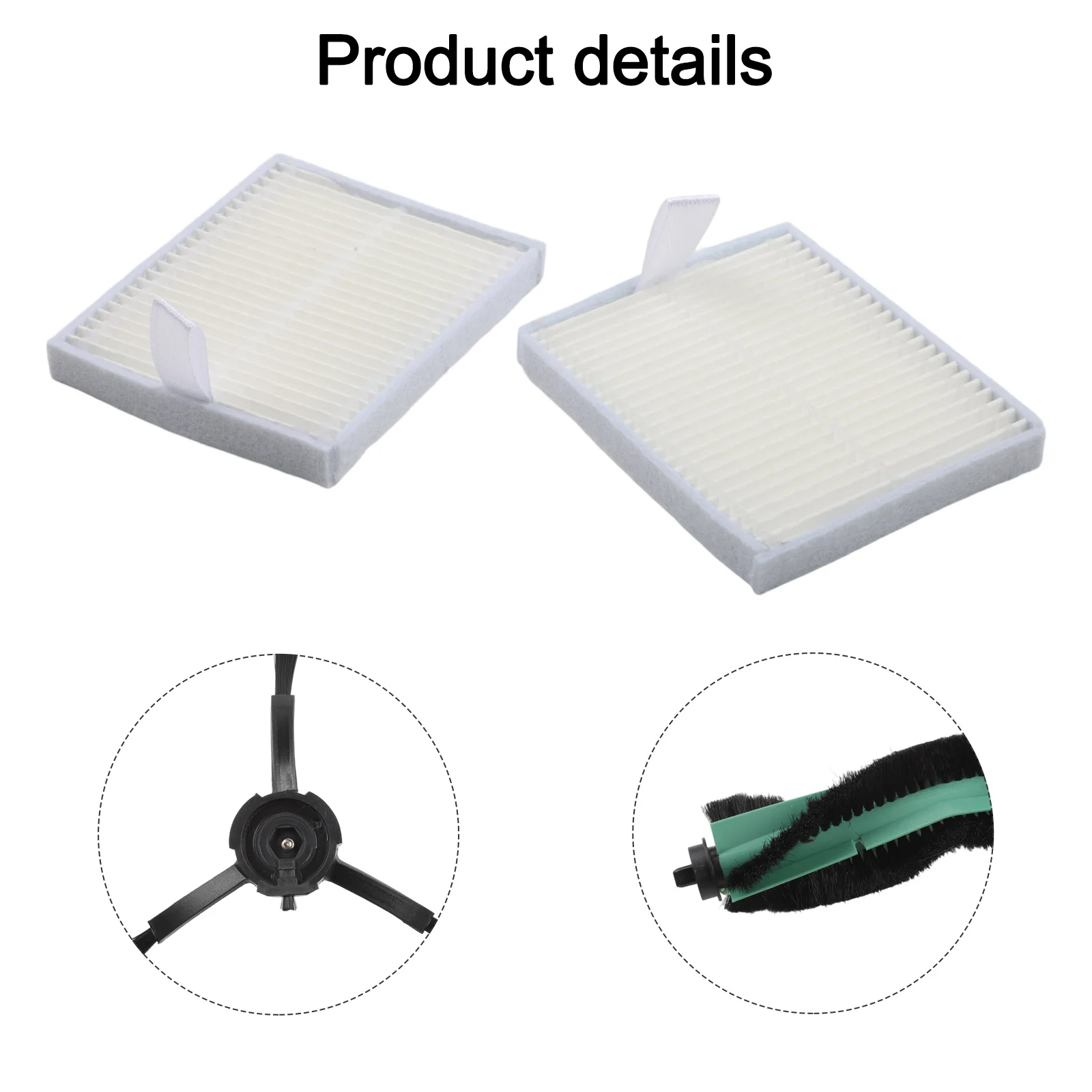 Effective Mopping Cloth For Cleaning Appliance Replacement Brush Kit Microfiber Mop Cloths Main Brush For Conga 8490