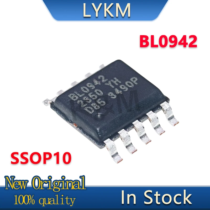 10/PCS New Original BL0942 SSOP10 Electric energy metering chip In Stock