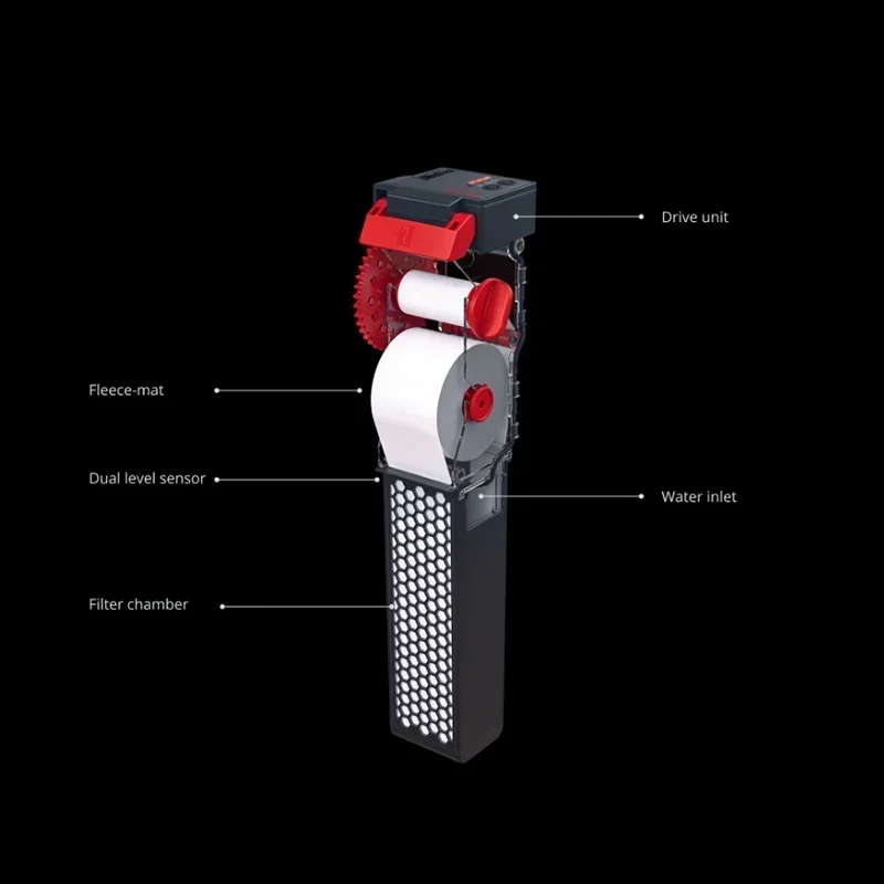 Red sea  NanoMat roller filter for aquarium The compact Plug&Play fleece roller filter Recommended for systems up to 200L/53gal