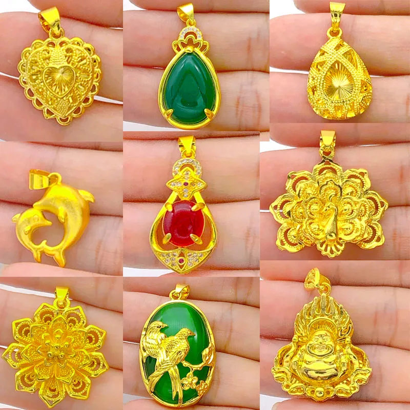 bracciale-da-donna-in-lega-d'oro-999-con-ciondolo-singolo-in-oro-8k-gioielli-di-moda-spedizione-gratuita-in-tutto-il-mondo