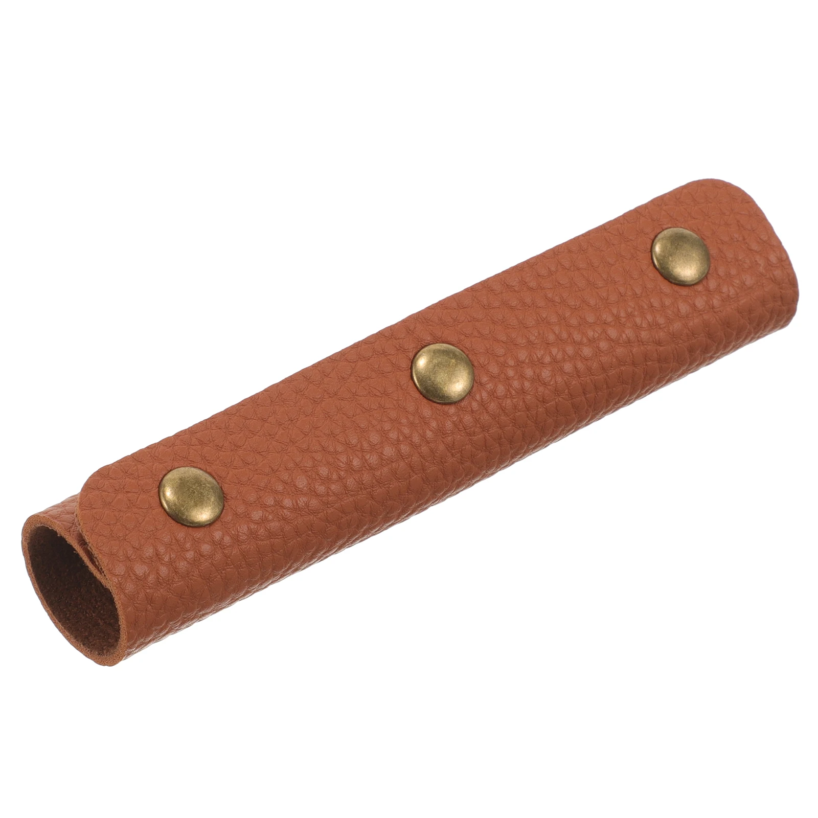 

Luggage H Wraps Protective Cover for Suitcase Travel Bag Brown PU Sturdy Practical Wear Resistant Grip Clutch