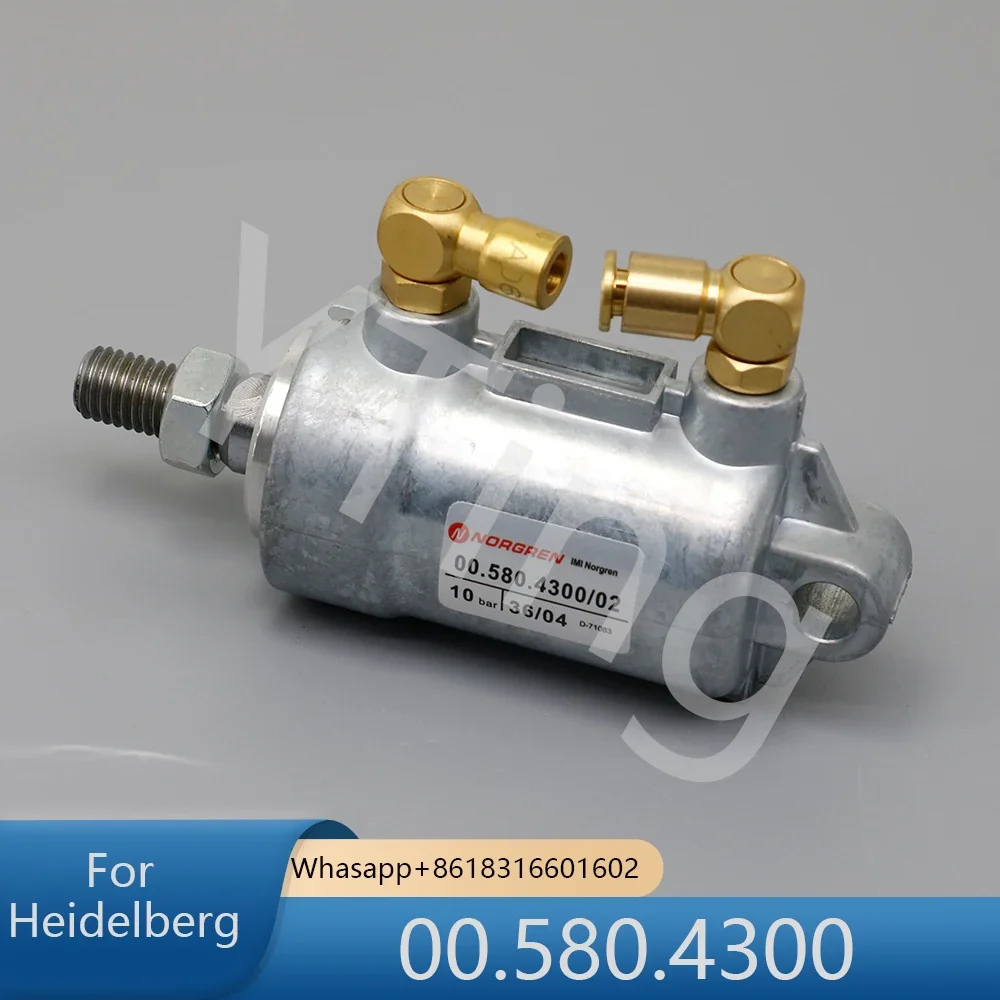 

Best 00.580.4300 For Heidelberg Copper/Rubber Head Pneumatic Cylinder Sm74 Pm74 Sm52 Offset Printing Machine Air Cylinder