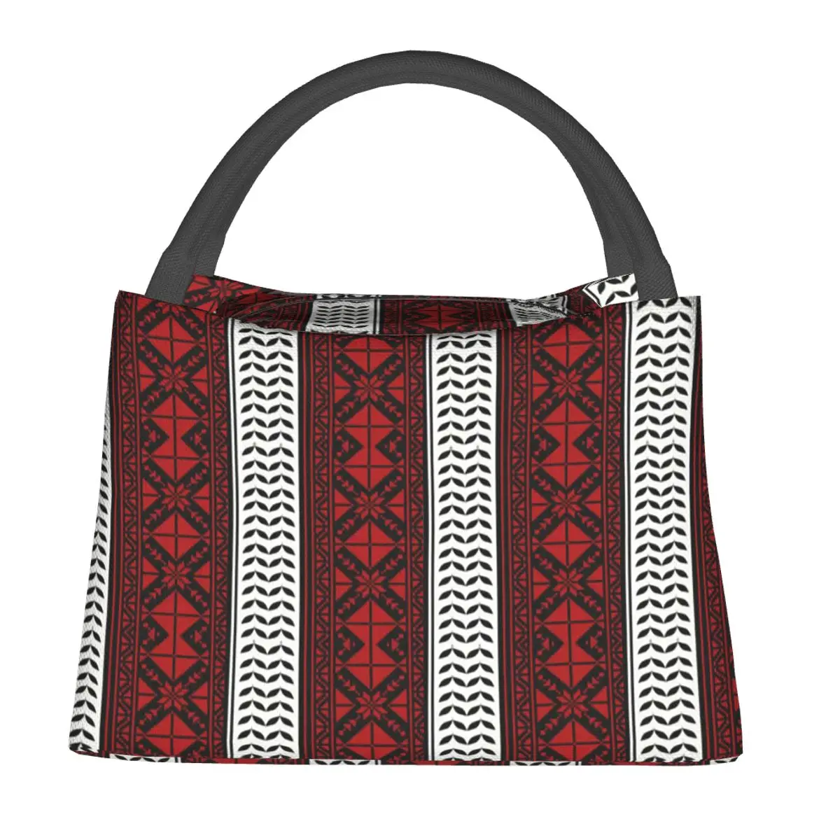 

Термосумка для обедов с традиционным арабским узором куфия хатта для женщин и детей, изолированная сумка-тоут для еды