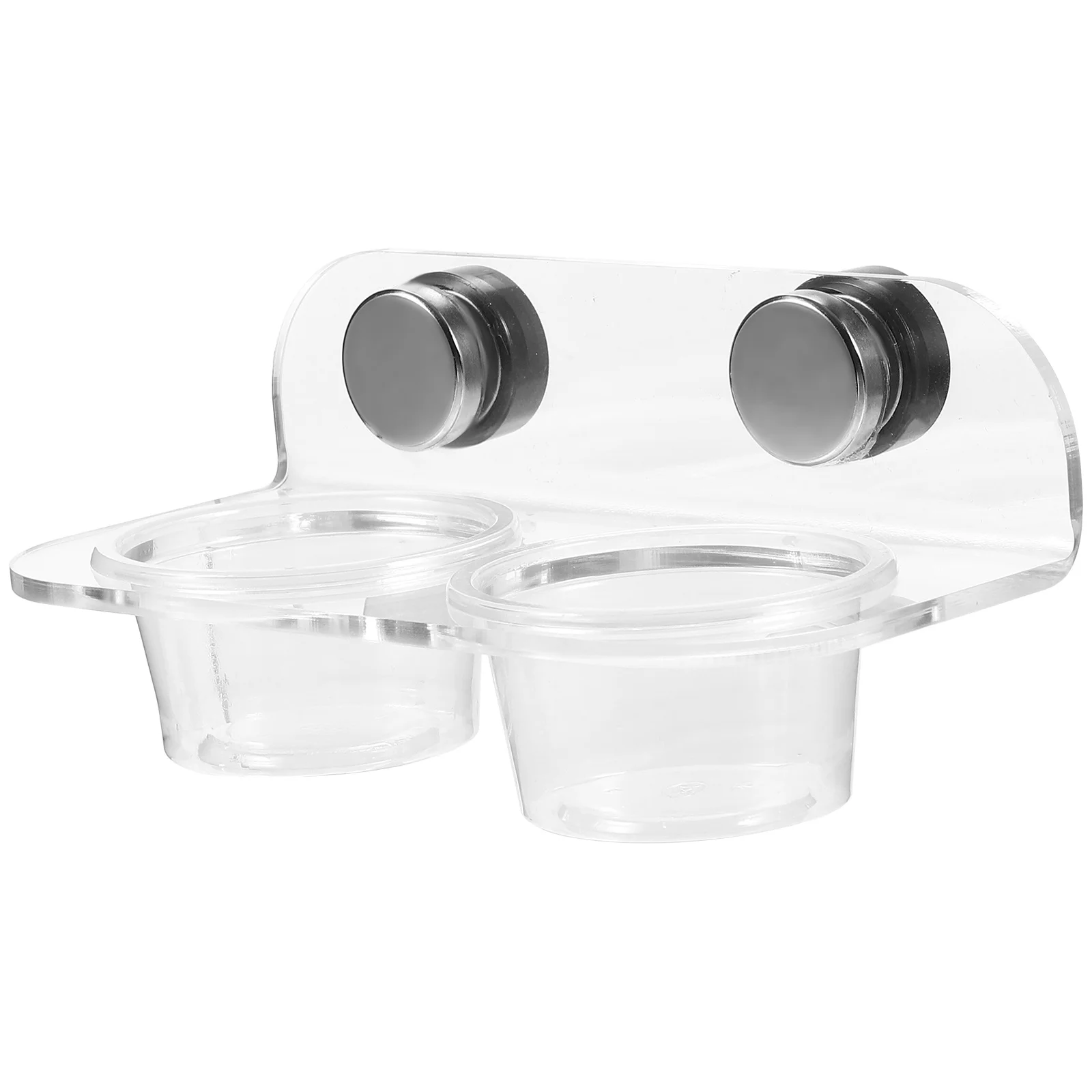 1 مجموعة المغناطيسي الزواحف تغذية كوب دائم سطح أملس سحلية العنكبوت طبق الماء المغناطيسي الزواحف المغذية أبو بريص المغذية