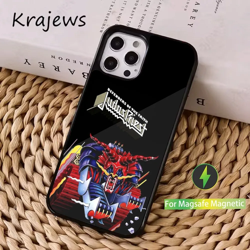 Rock Band J-Judas P-Priest Phone Case  For iPhone 15,14,13,12,11,Pro,Max,Plus,Mini, Magsafe,Magnetic Wireless Charging Case