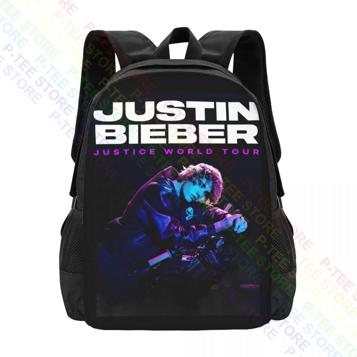 Justin Bieber World Tour 2022 North America P-947Backpack Large Capacity Creative Sports Style