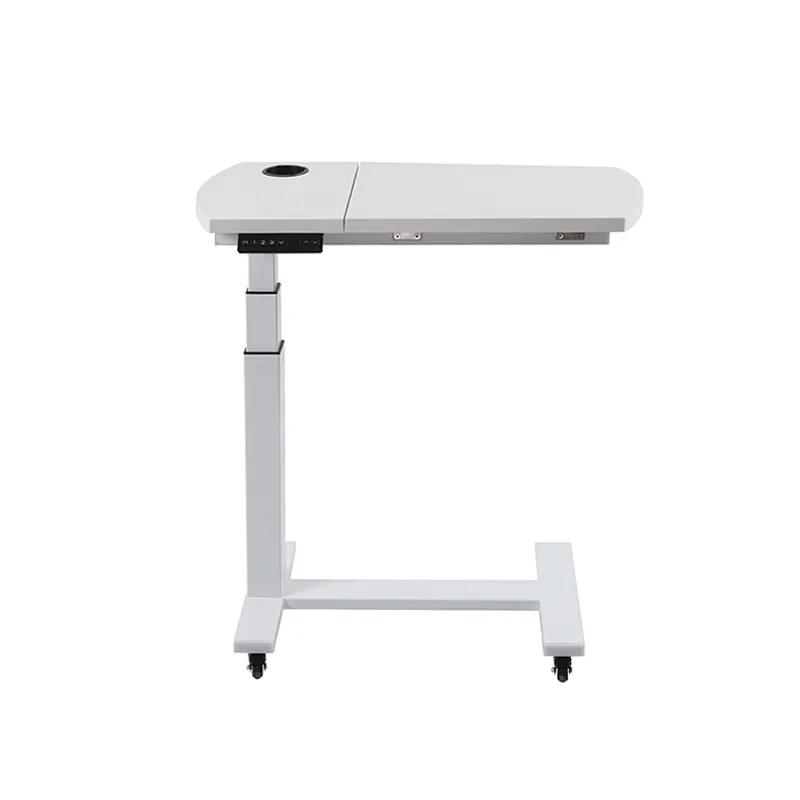 Movable bedside table Lifting computer table Electric bedroom Home student study desk Folding office small table
