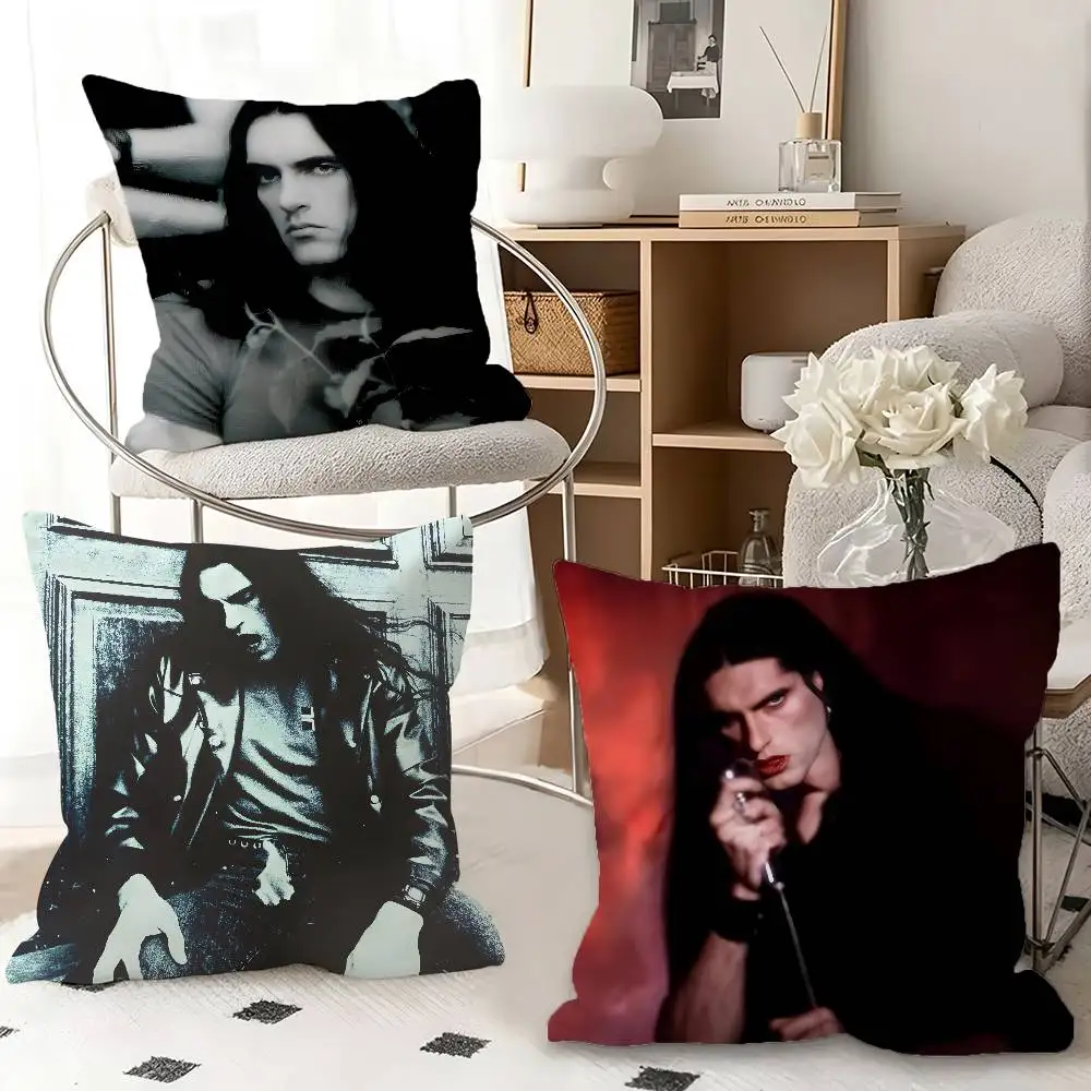 1pc T-Type O Negative Rock P-Peter Steele Pillow Case Fashion Square Pillowcase Bedroom Sofa Room Ins Decoration Leisure