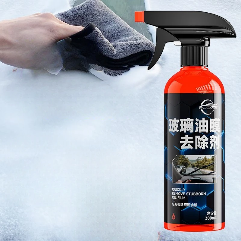 

300ml car glass degreasing film spray cleaning agent decontamination rainwater water displacement to remove oil stains