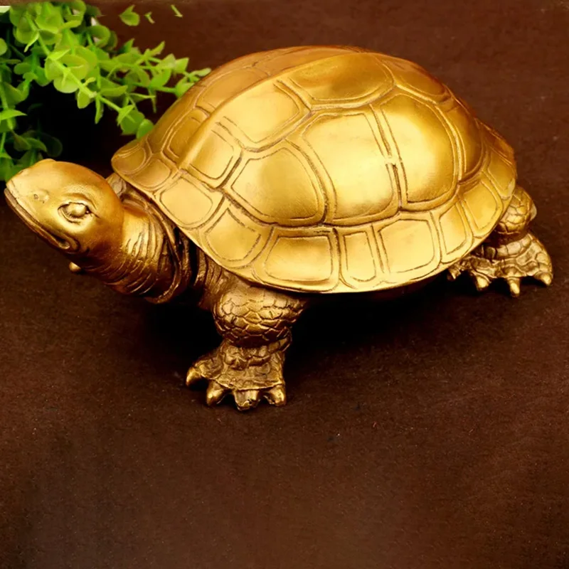 Pure copper turtle decoration for home bedroom living room office desktop decoration high-end gift