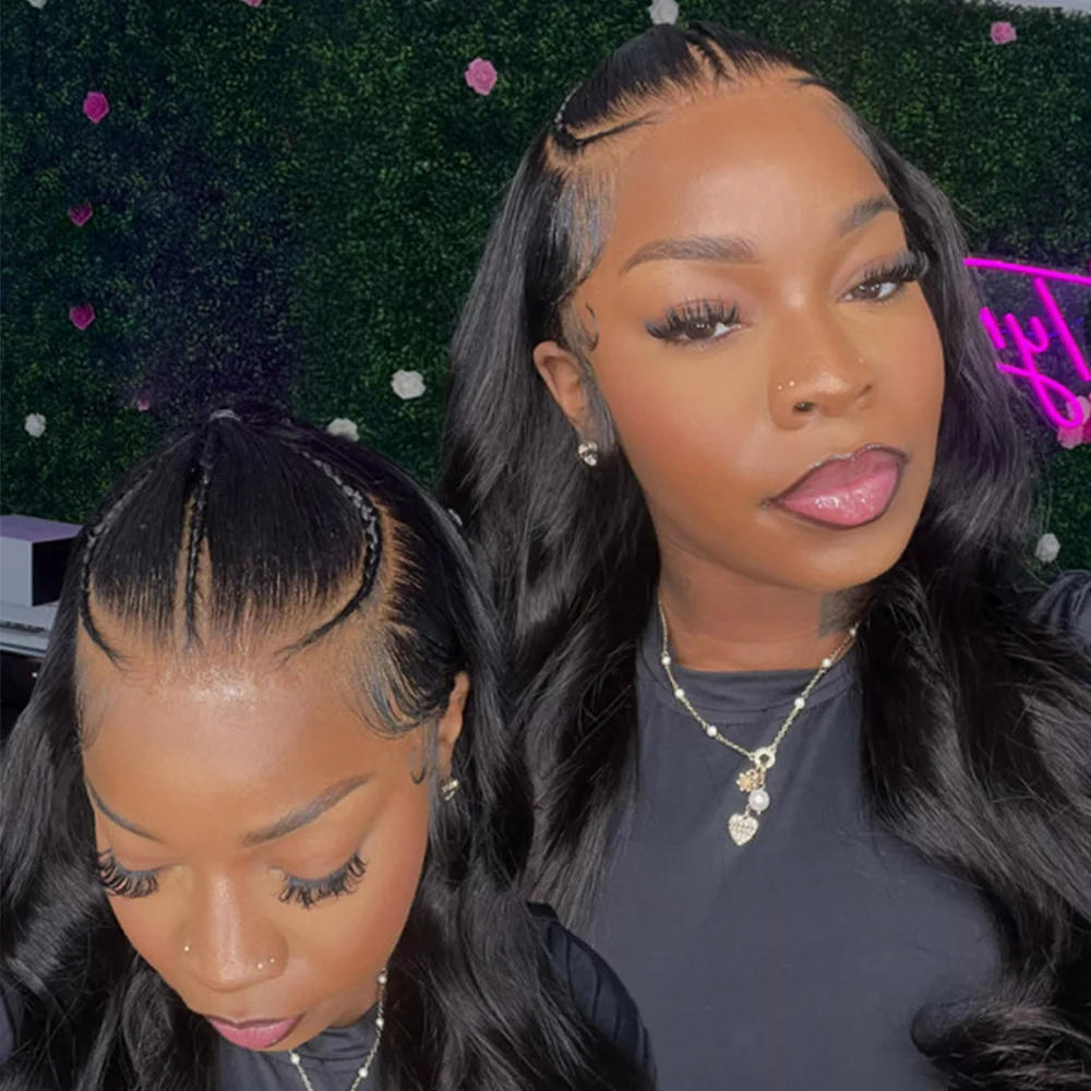 

Body wave Glueless Wig 100% Human Hair Ready To Wear 5x5 Lace Frontal Wig 6x4 Brazilian Closure Wig For Women Lace Front Wigs