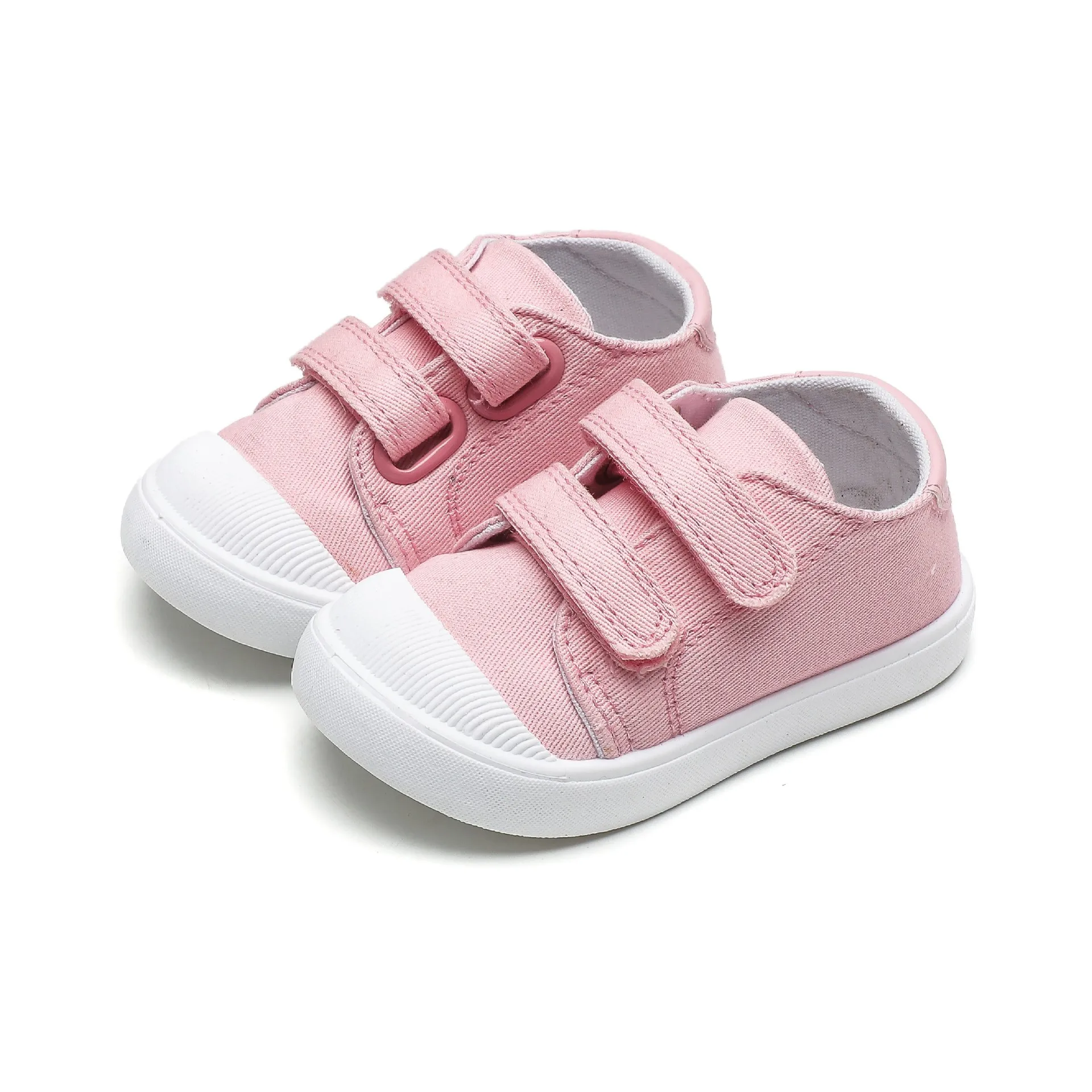 Childrens Canvas Shoes Girls Korean Casual Comfortable Soft Sole Indoor Cute for Girls Baby Lightweight Walking Shoes