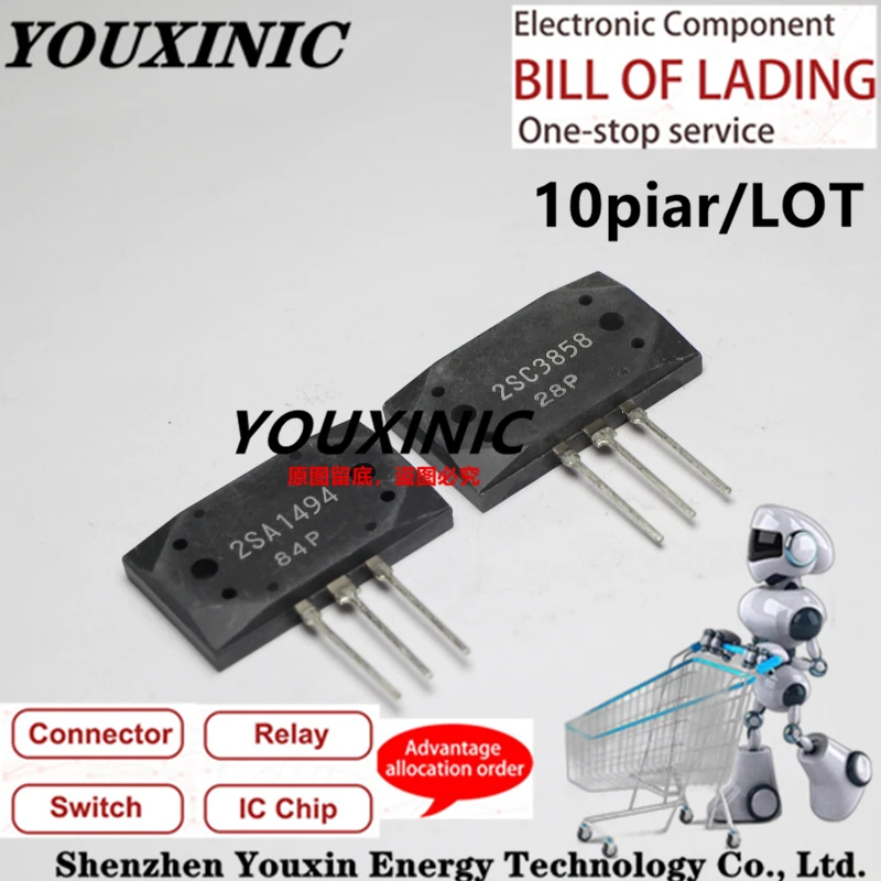 

YOUXINIC 2018+ 100% New Imported Original 2SA1494-P 2SC3858-P 2SA1494 2SC3858 2SA1494 MT-200 High Power Amplifier