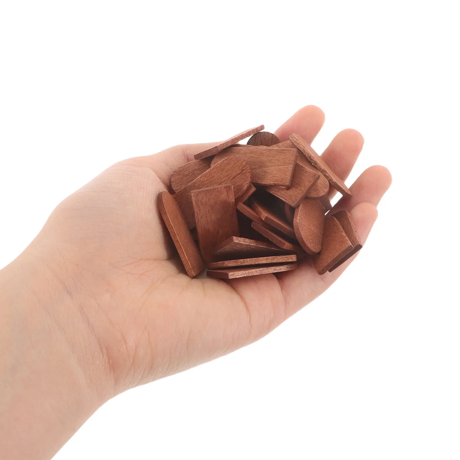 

200Pcs Miniature Roof Sheets Fish Scale Wooden Tiles Birch Wood DIY Dollhouse Roofing 1 6 Scale Accessories Miniature Roof Tile