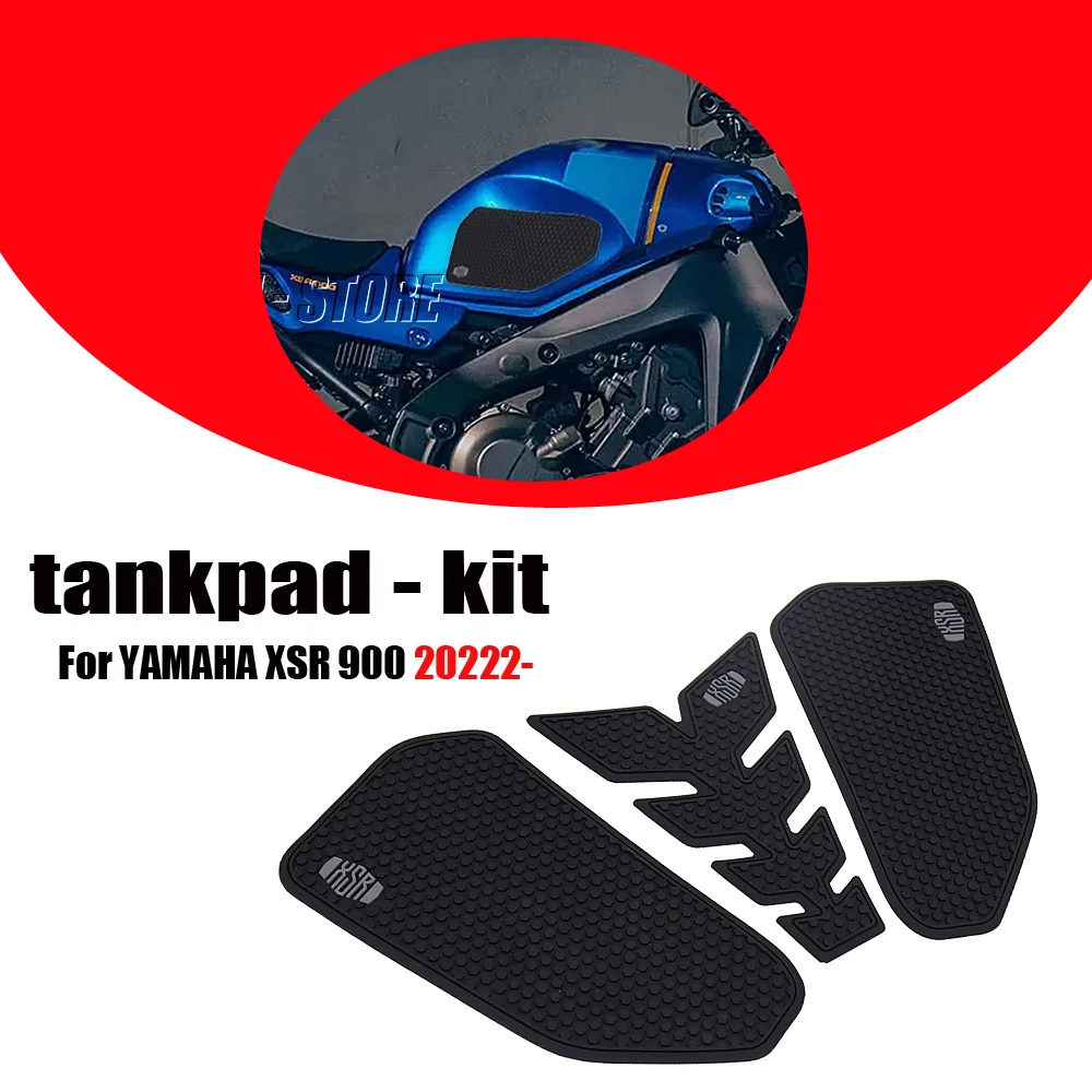 

New For YAMAHA XSR 900 XSR900 2022 2023 Motorcycle Fuel Tank Pads Sticker Side Gas Knee Grip Protector Traction Decals Non-slip