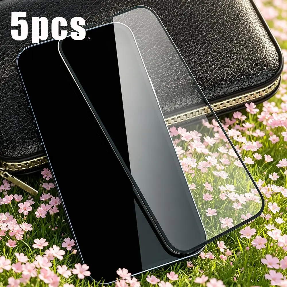 5PCS HD Screen Protectors for Samsung Galaxy S26 S25 Ultra S23 Plus S25 Edge Screen-Printed Tempered With Fingerprint Unlocking