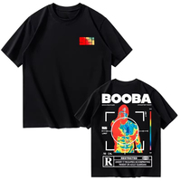 B2O T-shirts MenWomen Fashion Cotton BOOBA Printed Short Sleeve T Shirt  Casual Harajuku Streetwear Tee Tops Camiseta Oversize