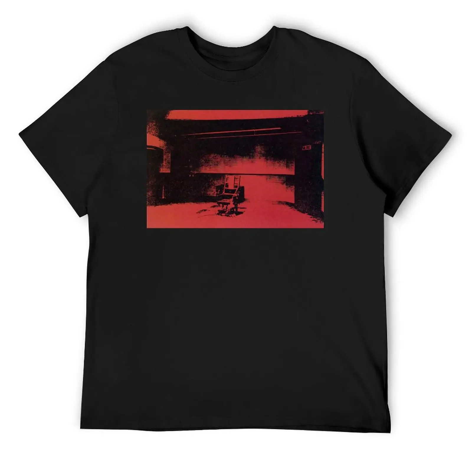 

Electric Chair Andy Warhol T-Shirt quick drying Funny t-shirts shirts graphic tee clothing for men