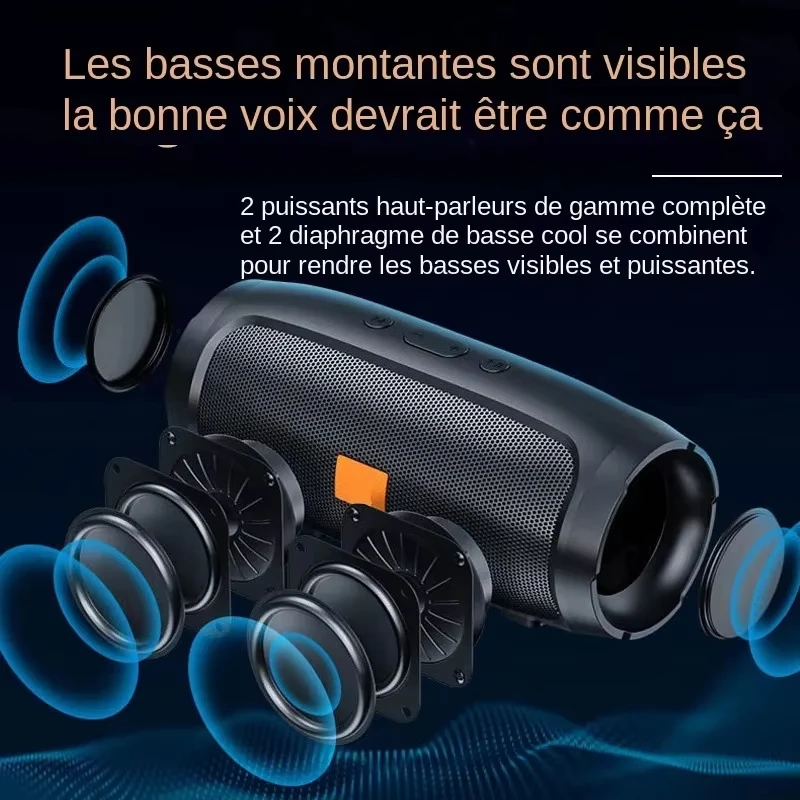 2025NEW XIAOMI Portable Bluetooth Speaker Wireless High Fidelity Surround Sound Box Outdoor Waterproof Camping Party Loudspeaker