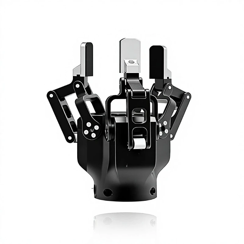 Three-finger servo electric gripper collaborative robot adaptive electric claw industrial force control light manipulator