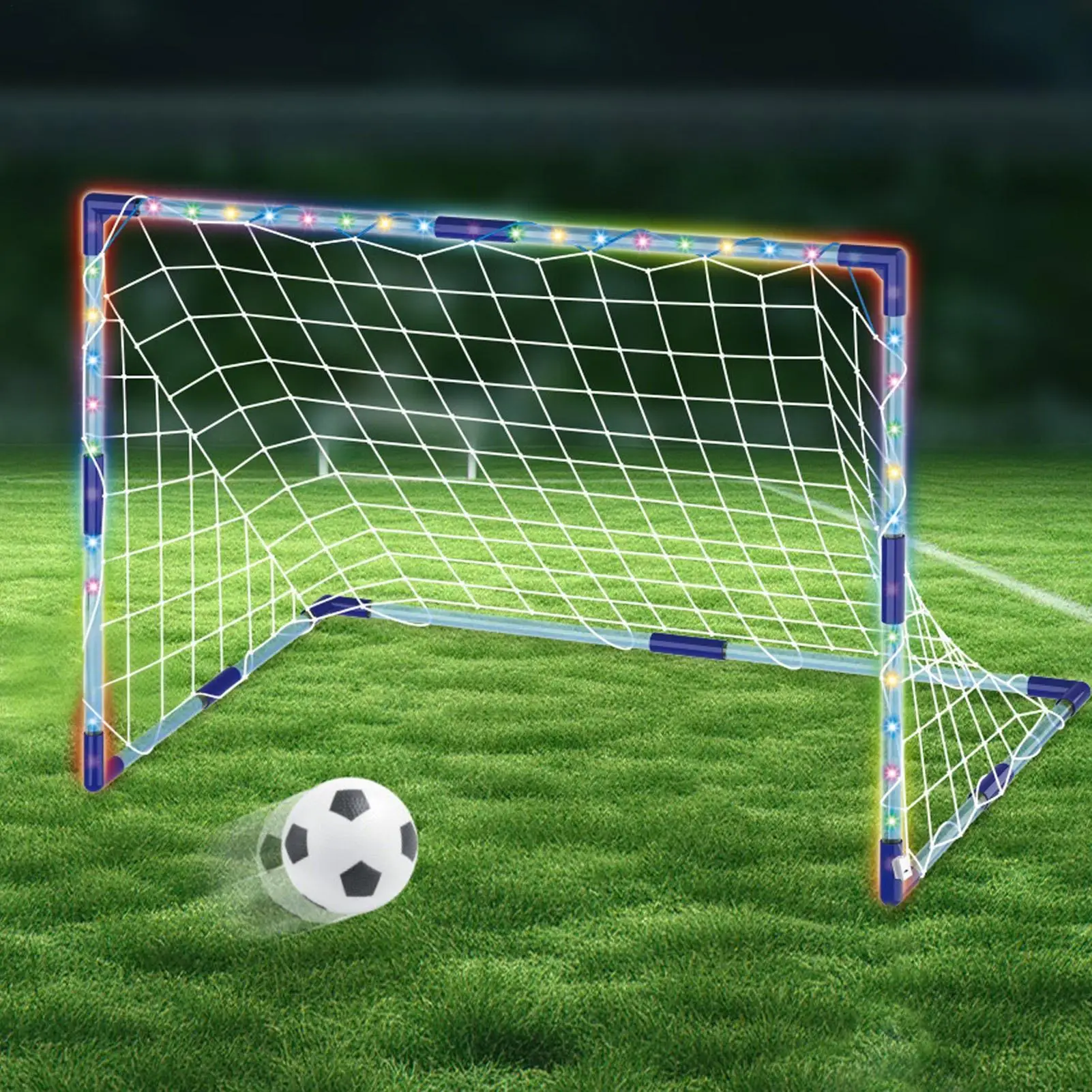 Pequena porta de futebol portátil pop-up redes de futebol portátil pequena tela de objetivo de futebol para ginásio praia ao ar livre jogos internos rua