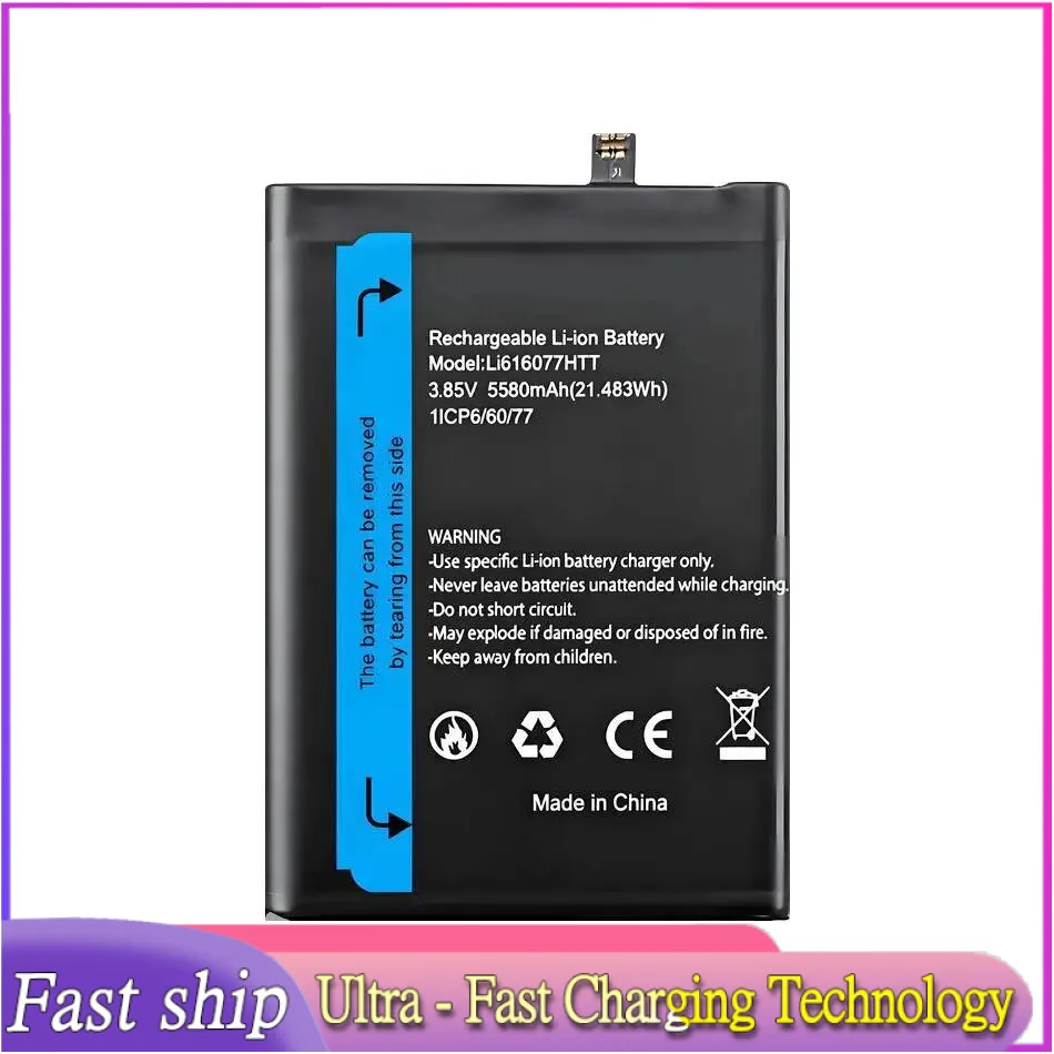 

Для Blackview BV5100 Li616077 София мобильного телефона, долговечная работа, 5580 мАч, хорошая низкая температура