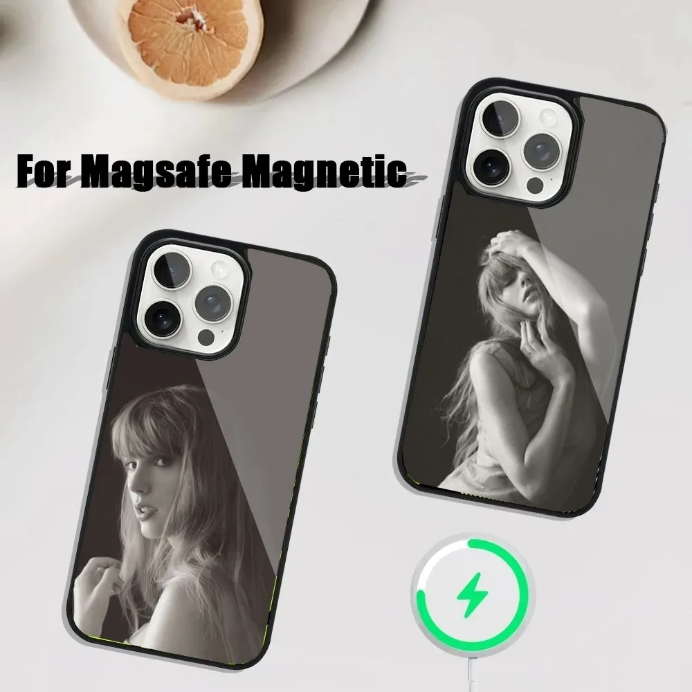 T-Taylor-Swift   Phone Case For iPhone 16,15,14,13,12,11,Plus,Pro,Max Mini Magsafe Magnetic Wireless Charging