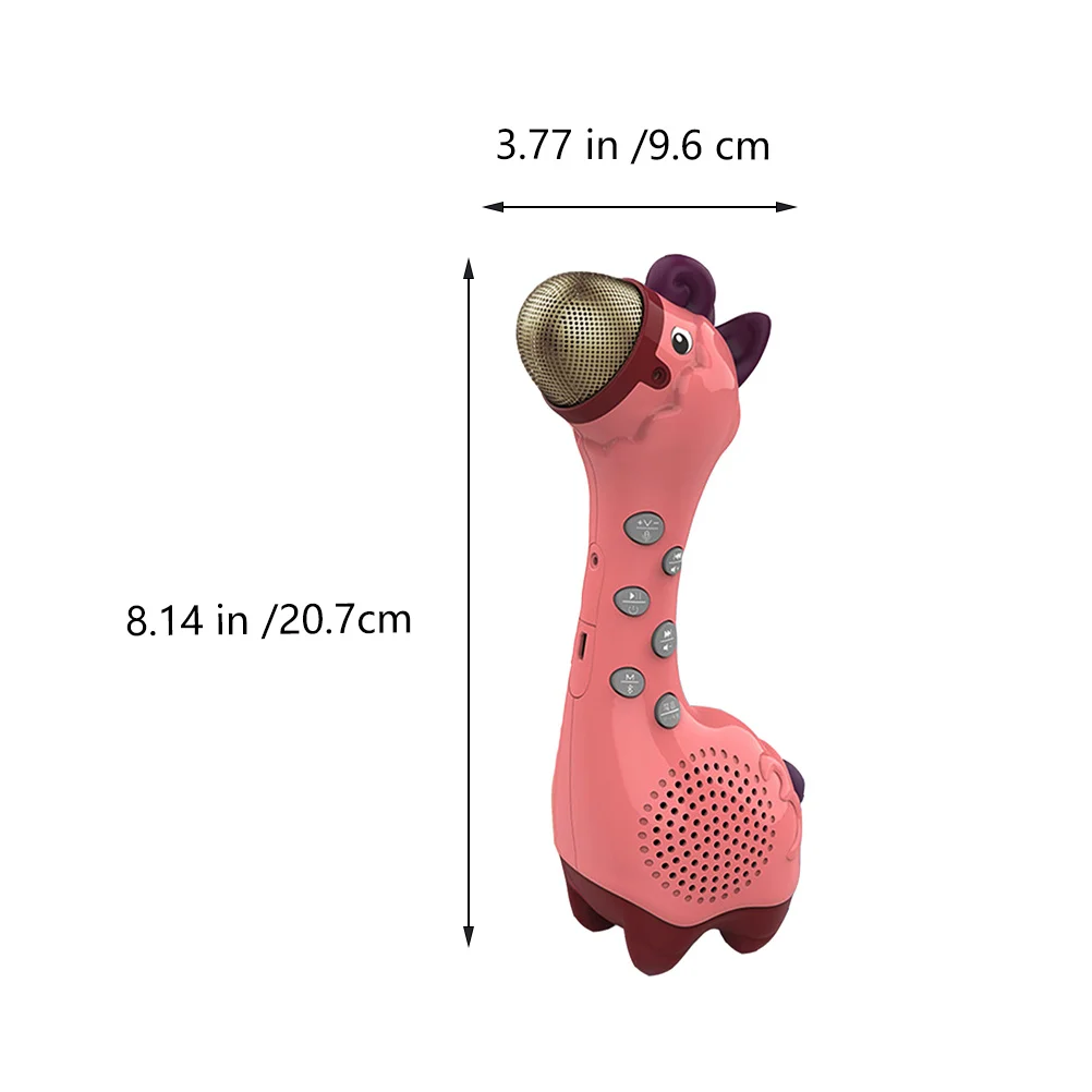 ميكروفون رائع للأطفال يغني آلة الكاريوكي للأطفال لعبة ميكروفون كرتونية بلاستيكية إبداعية
