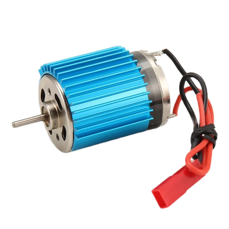 GROCE-380 Матовый радиоуправляемый двигатель Матовый электродвигатель с разъемом JST и радиатором для Traxxas 7075 Titan RC Модель автомобиля Универсальная