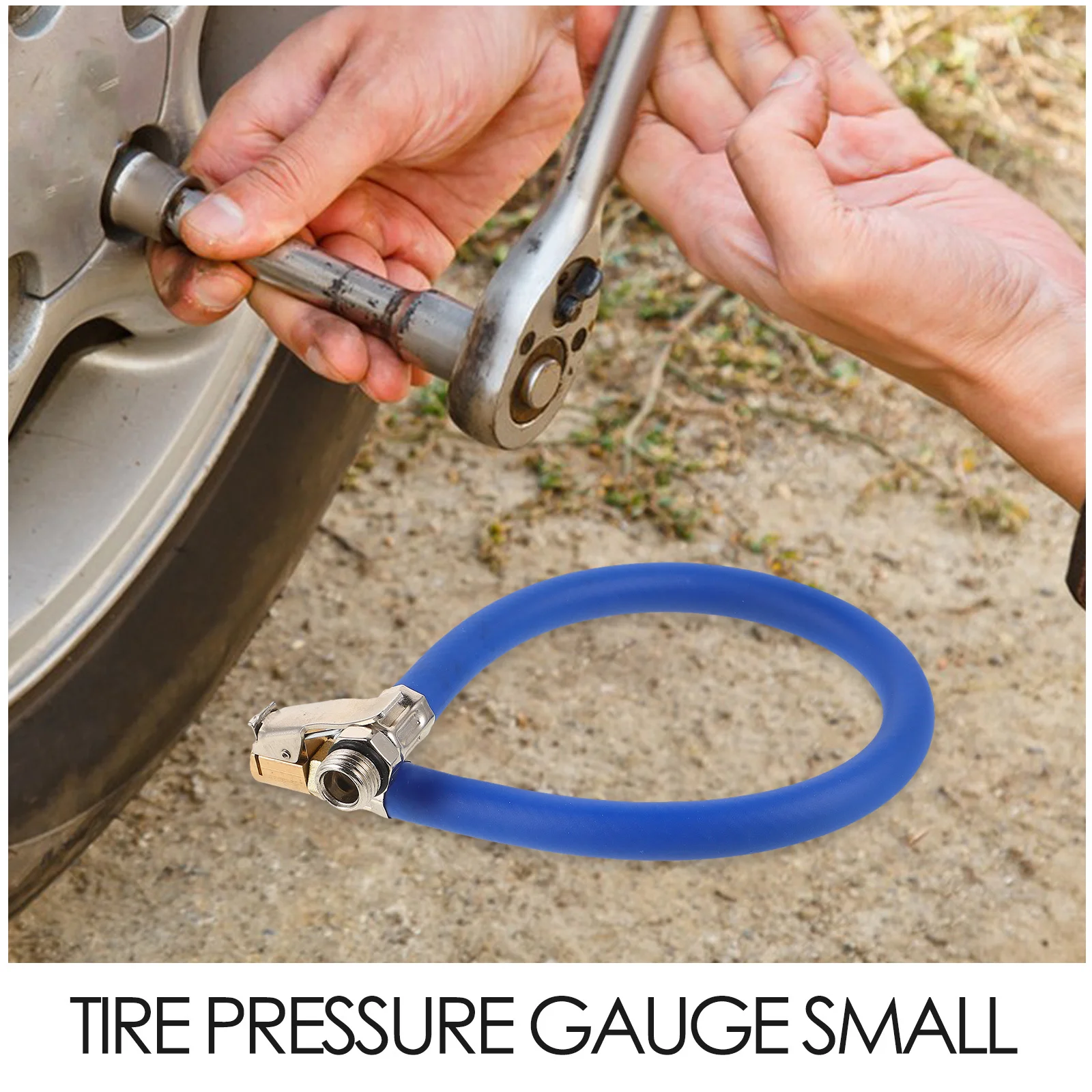 Accessori per manometro pneumatici Tubo di prolunga di ricambio per tubo di gonfiaggio Attacco per compressore d'aria portatile per auto moto