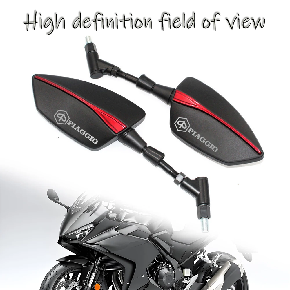 Motorcycle Rearview Mirrors For Vespa Piaggio  GTV GTS LT S LX LXV 50 125 250 300 GTS