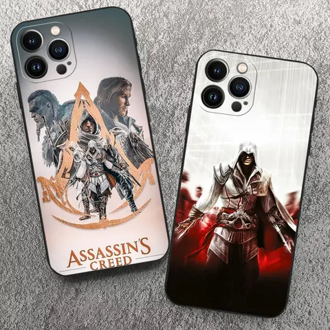 Assassin s Creed Phone Case for Iphone 17 16 15 14 13 12 11 Pro Max Xr X Xs Mini Plus Black Soft Silicone Cover