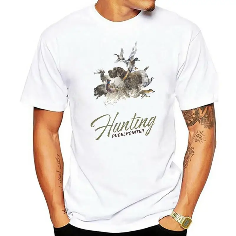 Men T Shirt Pudelpointer Hunting Dog T Shirt Women tshirt