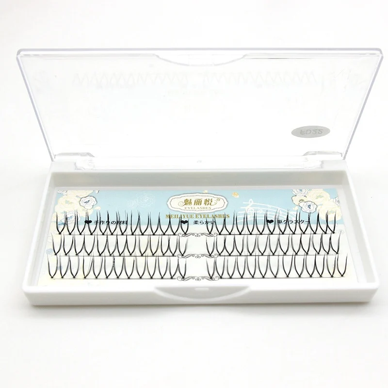 Korean U-shaped false eyelashes with the same design are naturally slender and agile, while inverted V-shaped false eyelashes