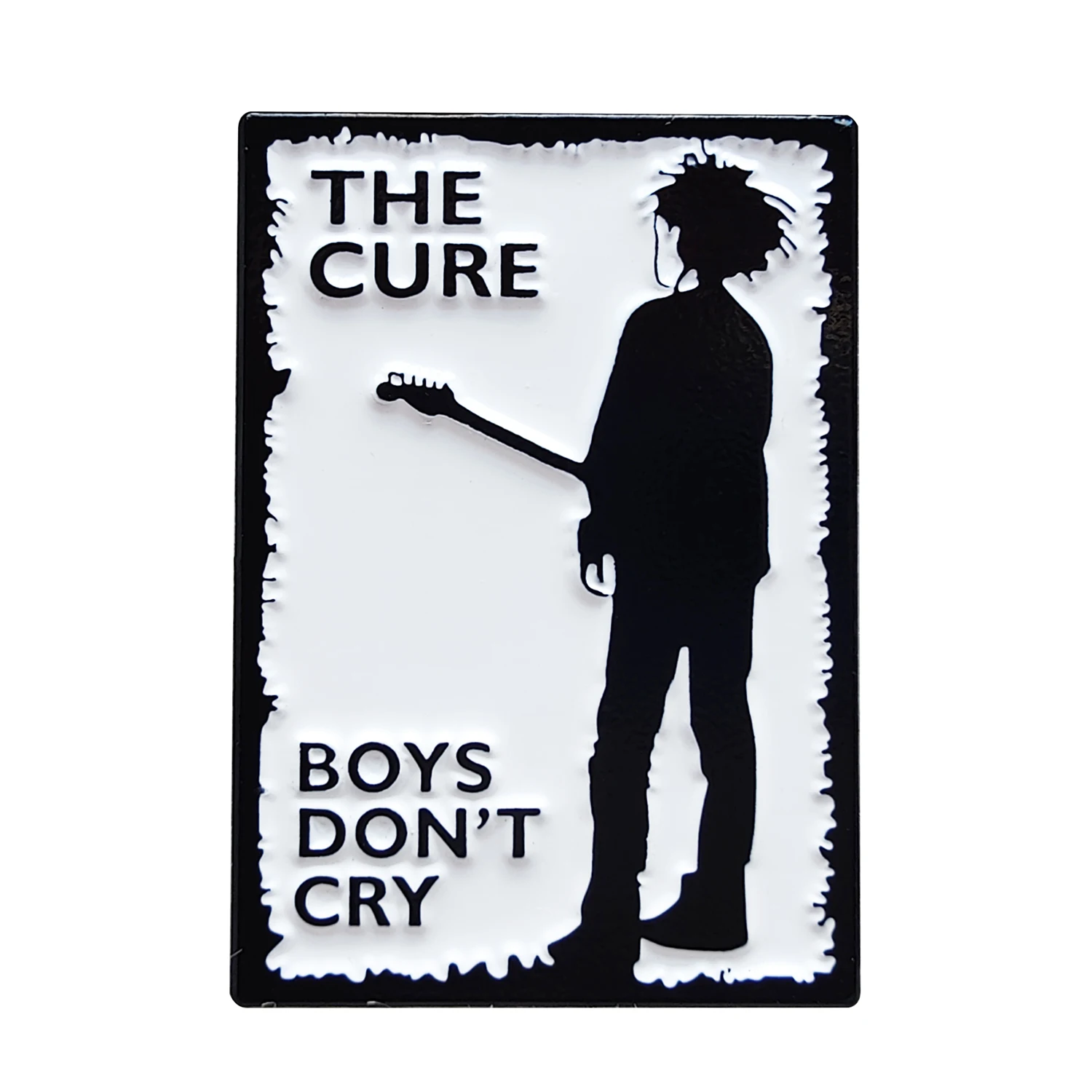 The Cu-re Robert Goth Rock Smith Boys Don’t Cry Enamel Pin Lapel Brooch Metal Badge Jewelry Accessary