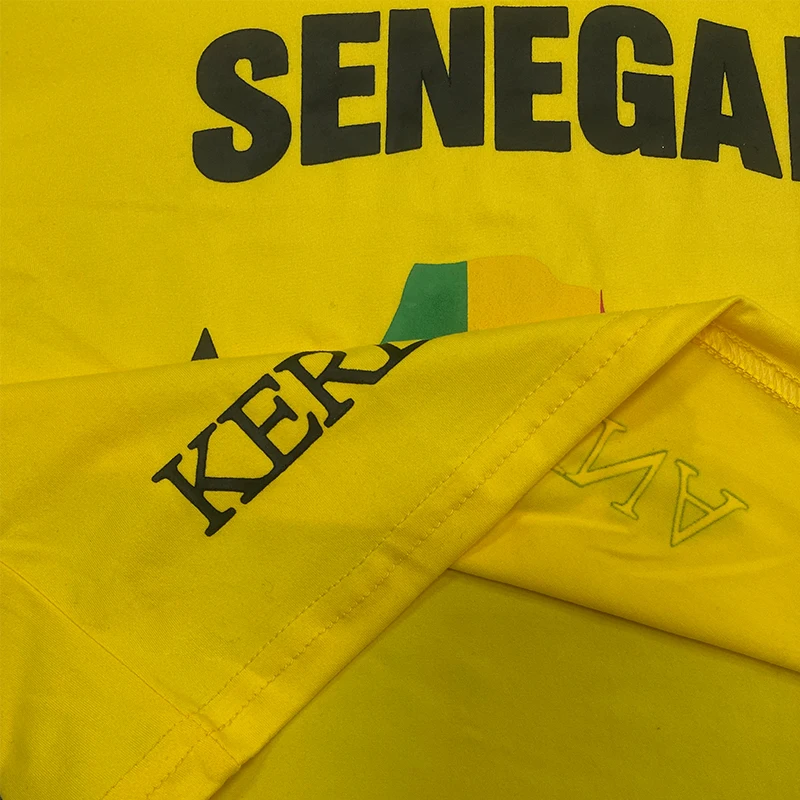 2025 summer new European and American style contrasting GONGO flag print slim fit beach sports and leisure style T-shirt top