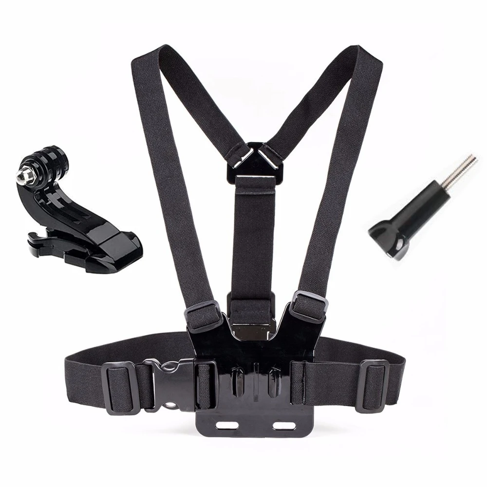 Chest Strap mount belt for Gopro hero 5 4 Xiaomi yi 4K Action camera Chest Mount Harness for Go Pro SJCAM SJ4000 sport cam fix