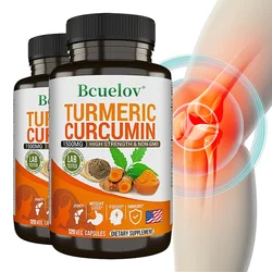 Curcumin Extract for Antioxidant Support - Bone and Joint Dietary Supplement Minimizes Oxidative Stress - Vegan - Non-GMO