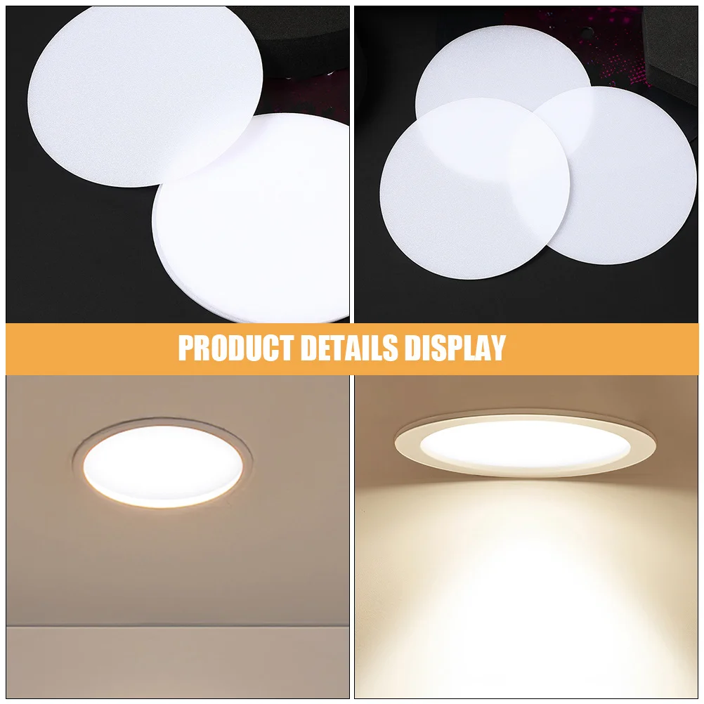 

10 шт. антибликовый абажур, потолочный светильник, диффузор, мягкий свет для офиса, домашнего использования, совместимый со светодиодными точечными светильниками, прожекторы